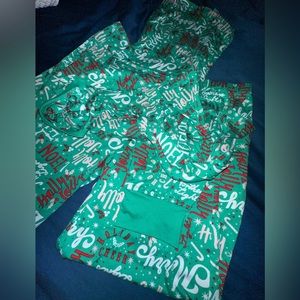 Merry Christmas Long Sleeve Sleep/Lounge Wear